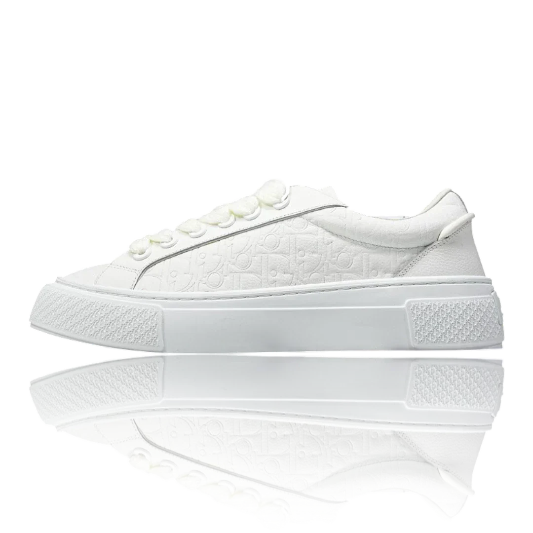 B33 Gravity Leather 'Oblique Triple White'