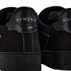 Numeris Triple Black Low-Top Sneakers