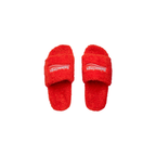 Balenciaga Furry Slide - Scarlet Red