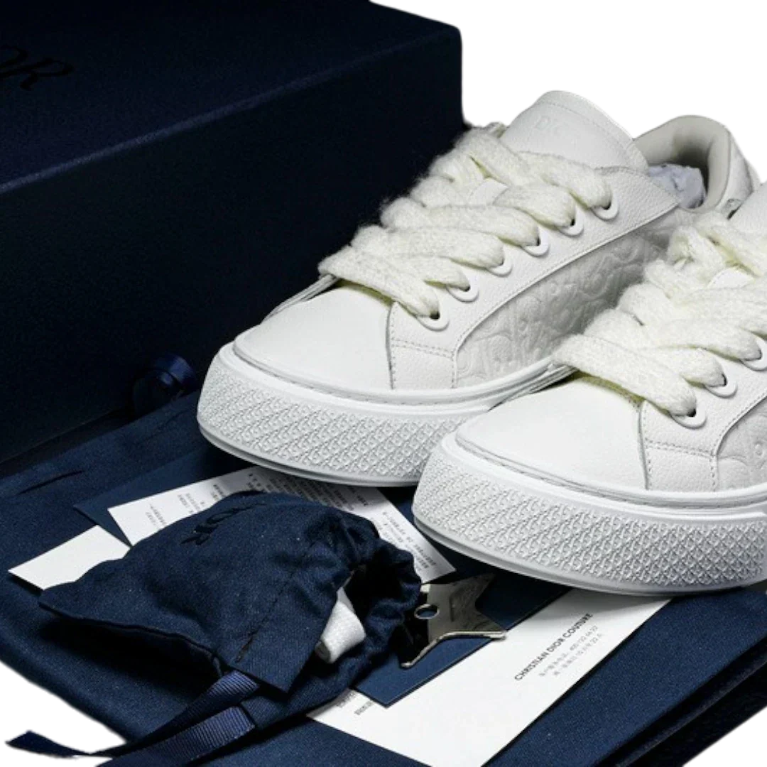 B33 Gravity Leather 'Oblique Triple White'