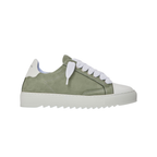 Numeris Suede Nubuck Low-Top Sneakers - Sage Green/White