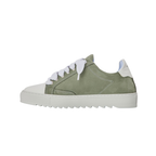 Numeris Suede Nubuck Low-Top Sneakers - Sage Green/White