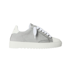Numeris Suede Nubuck Low-Top Sneakers - Light Grey/White