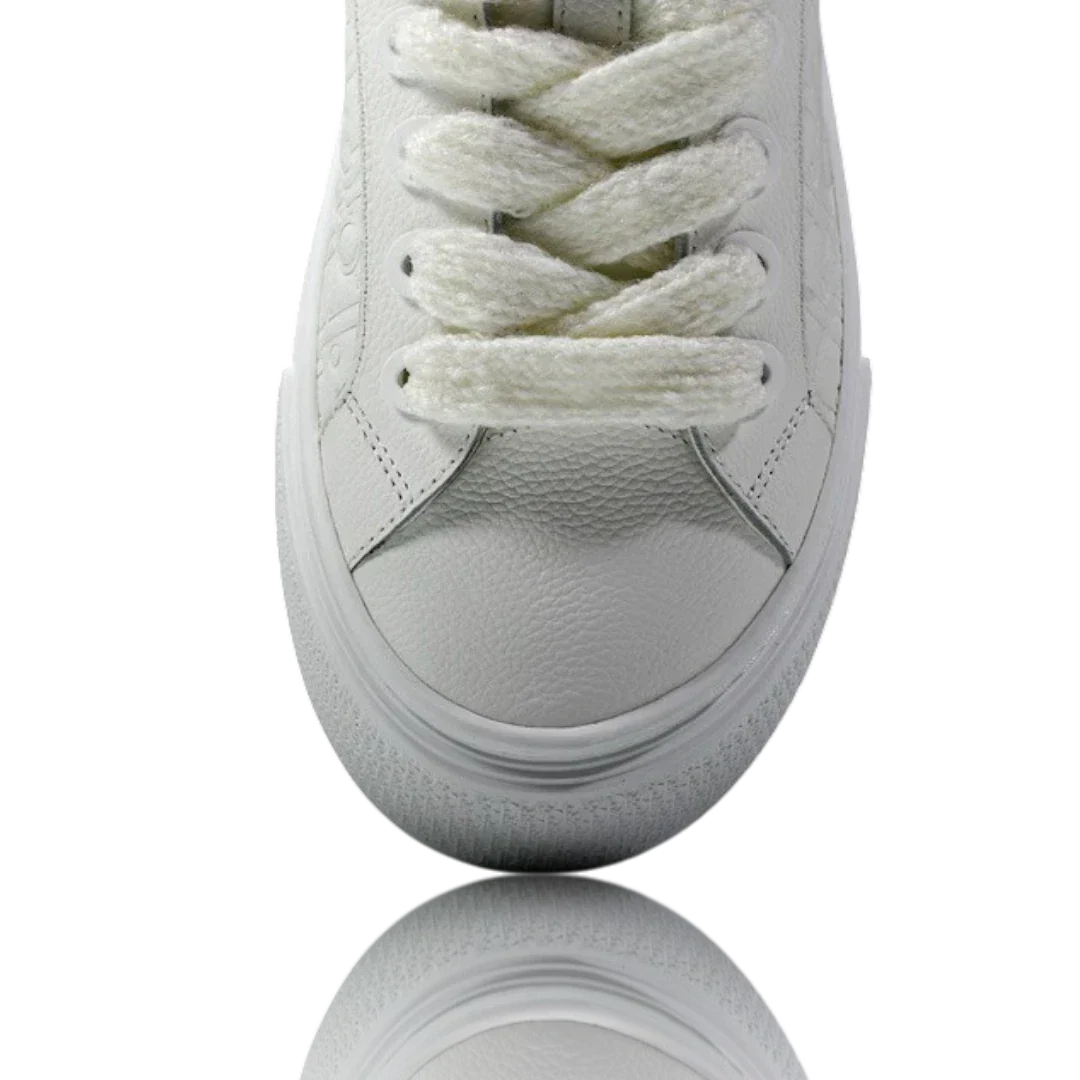 B33 Gravity Leather 'Oblique Triple White'