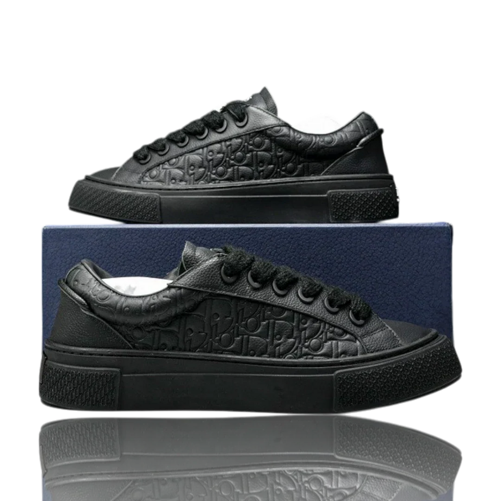 B33 Gravity Leather 'Oblique Triple Black'