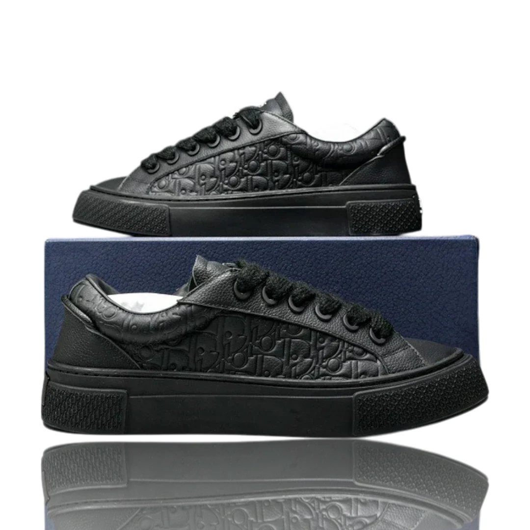 B33 Gravity Leather 'Oblique Triple Black'