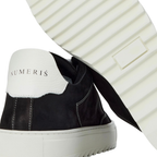 Numeris Contrast Canvas Low-Top Sneakers - Black/White