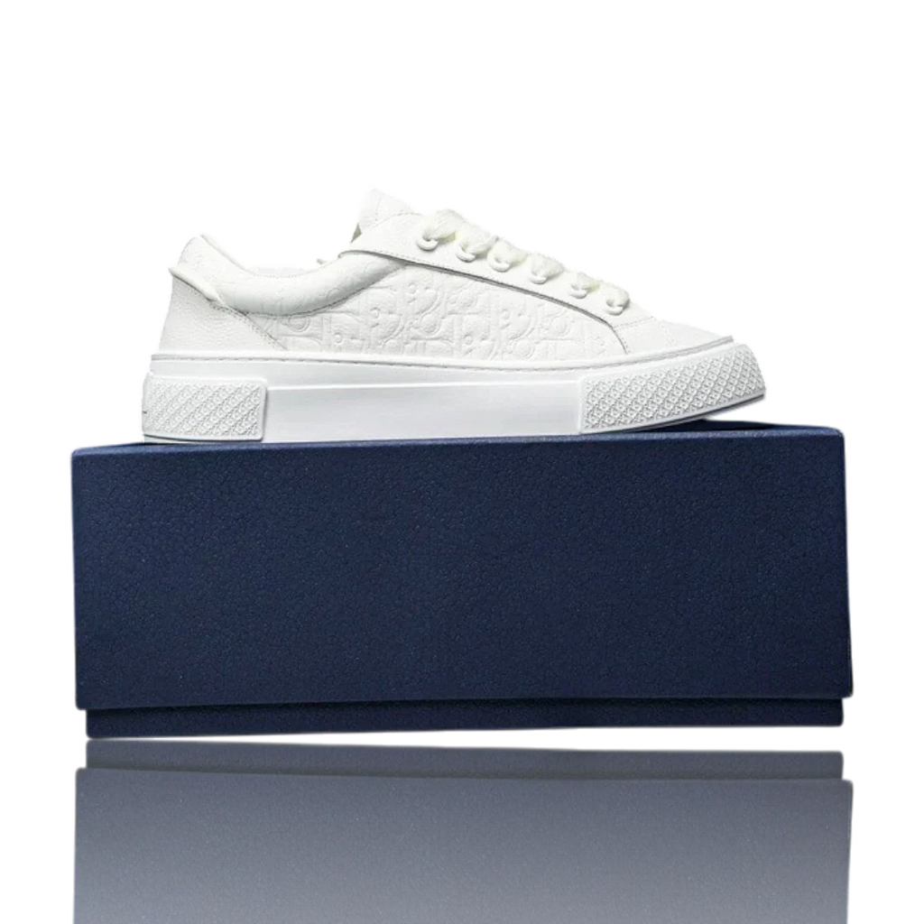 B33 Gravity Leather 'Oblique Triple White'