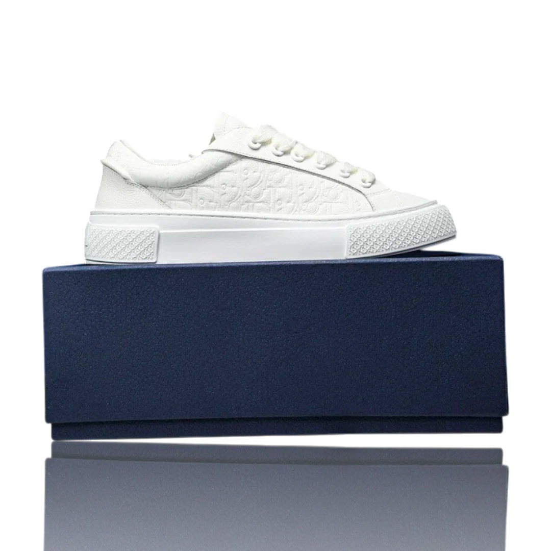 B33 Gravity Leather 'Oblique Triple White'