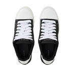 Numeris Contrast Canvas Low-Top Sneakers - Black/White