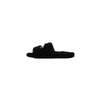 Balenciaga Furry Slide - Jet Black
