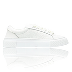 B33 Gravity Leather 'Oblique Triple White'