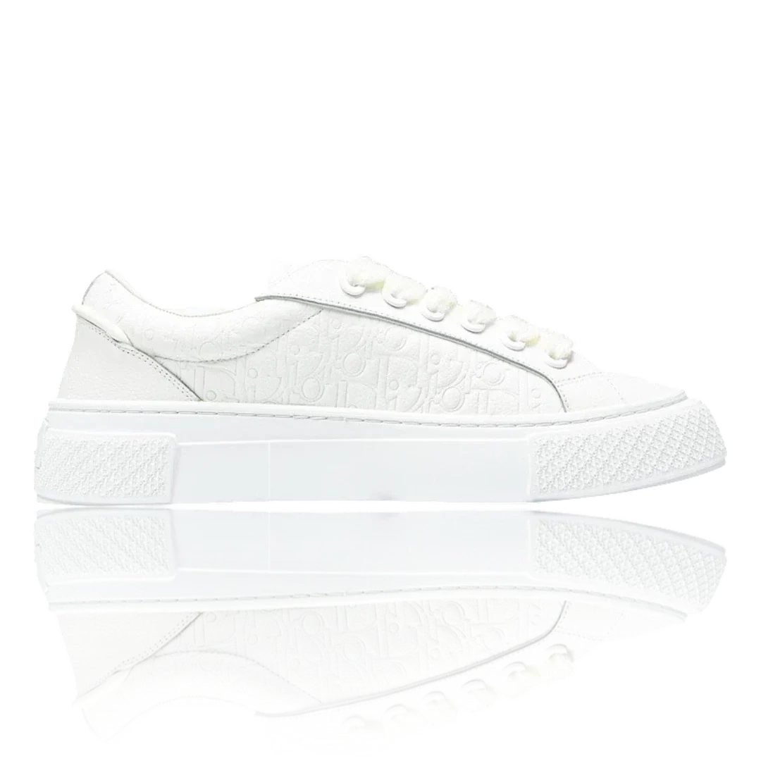 B33 Gravity Leather 'Oblique Triple White'