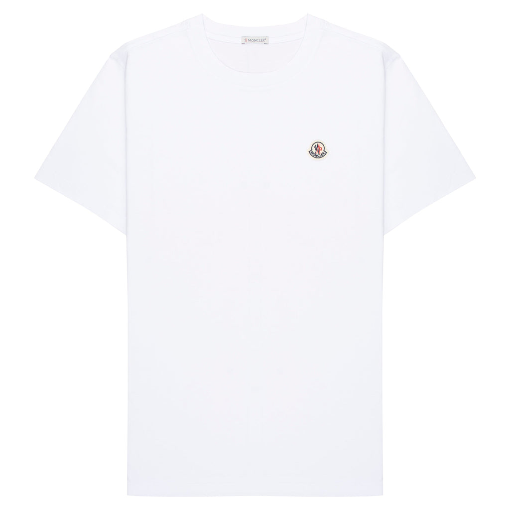 Moncler White Classic T-Shirt