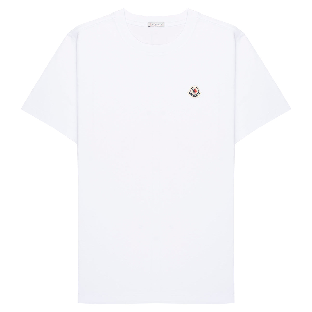 Moncler White Classic T-Shirt