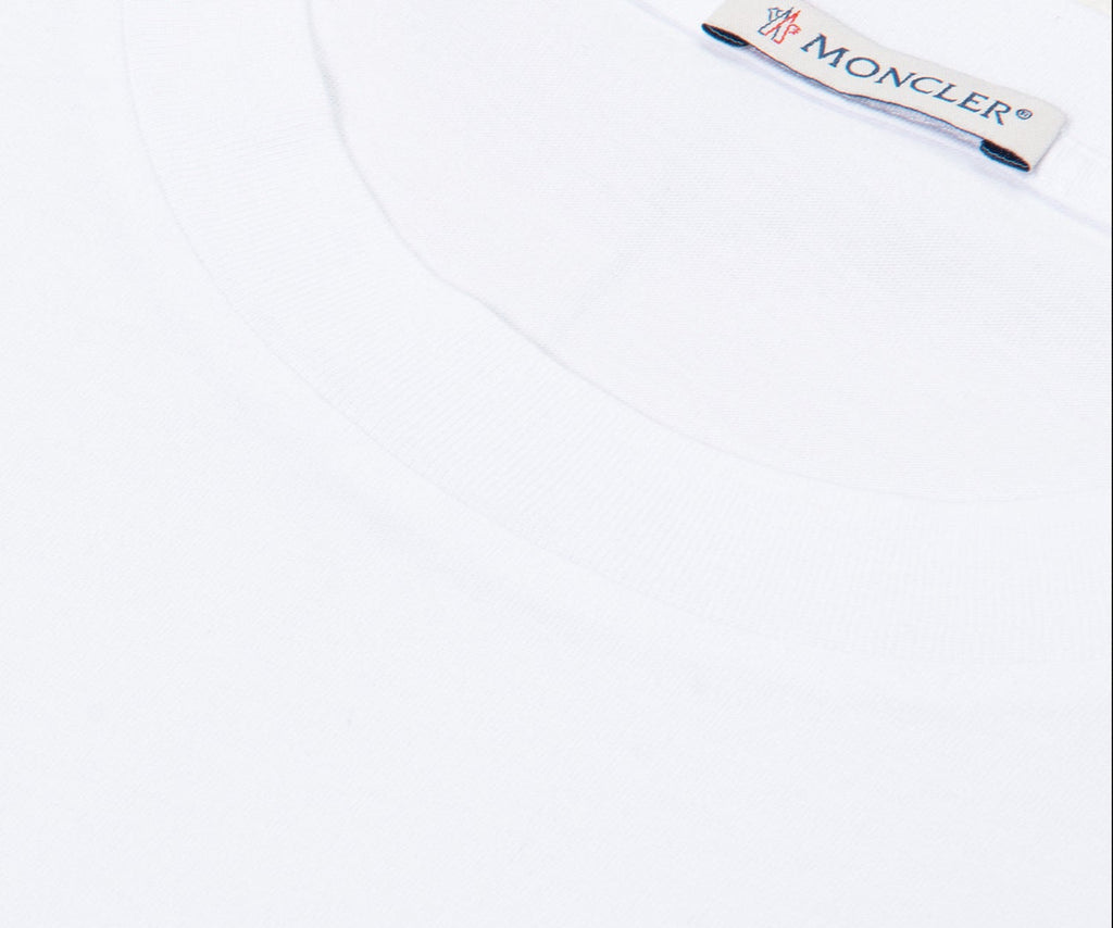 Moncler White Classic T-Shirt