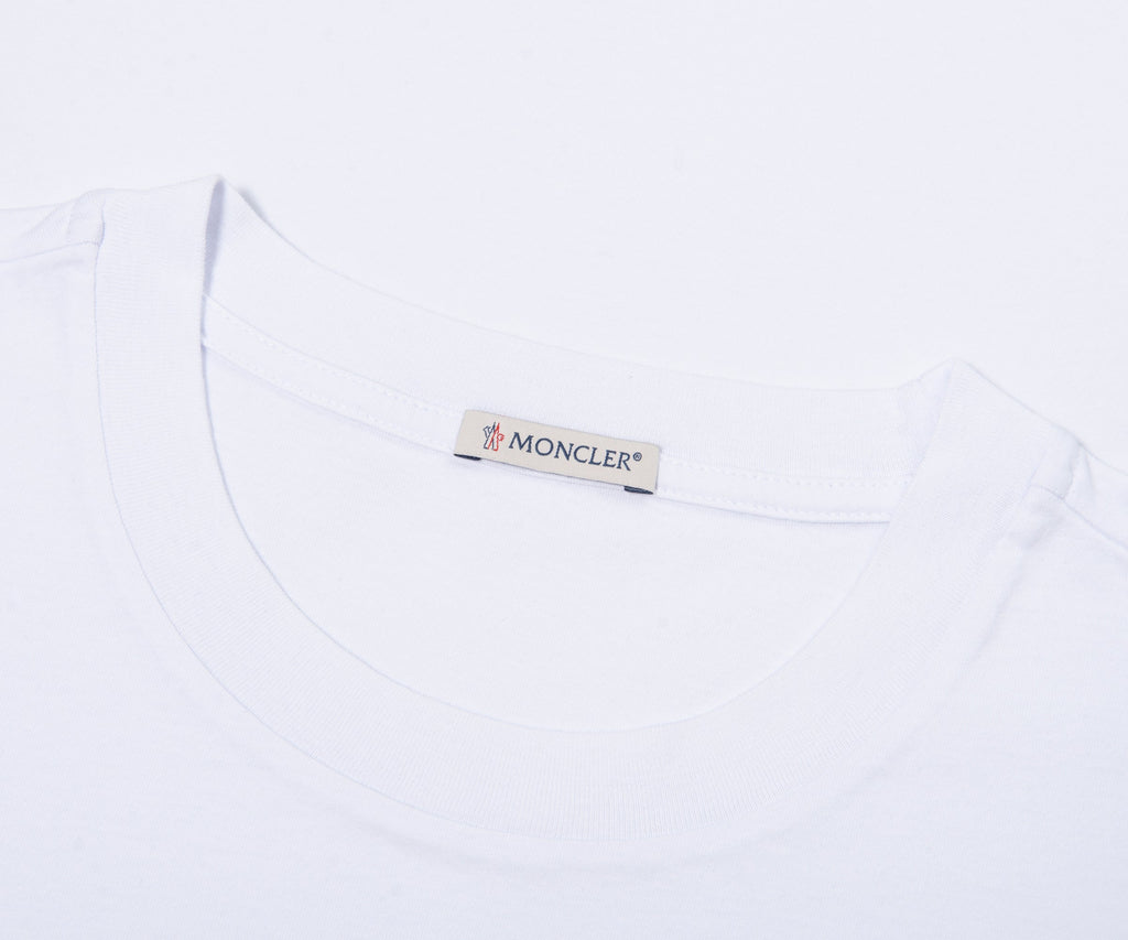 Moncler White Classic T-Shirt