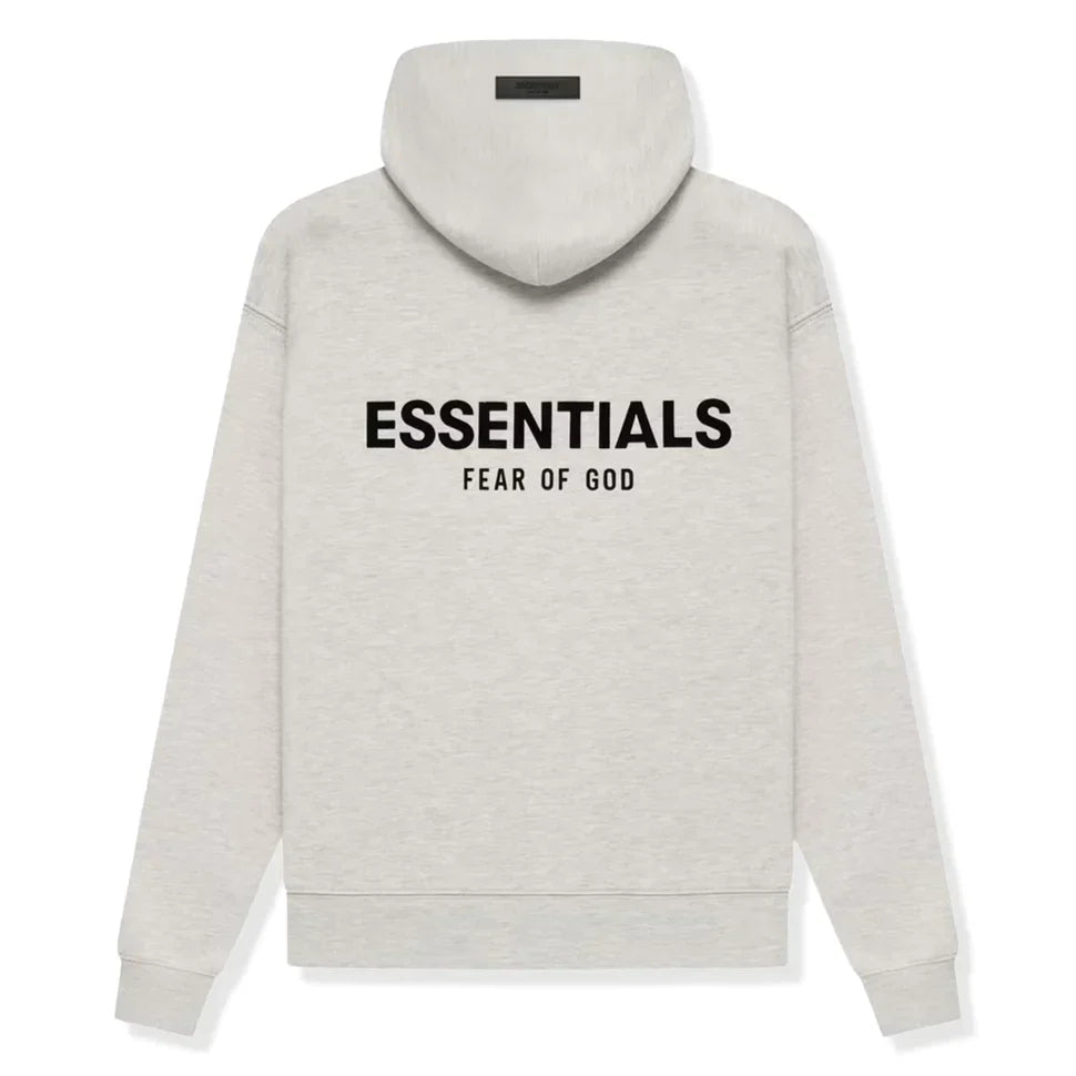 FEAR OF GOD ESSENTIALS LIGHT OATMEAL HOODIE (SS22)