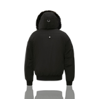 Moose Knuckles Black Ballistic Bomber Jacket