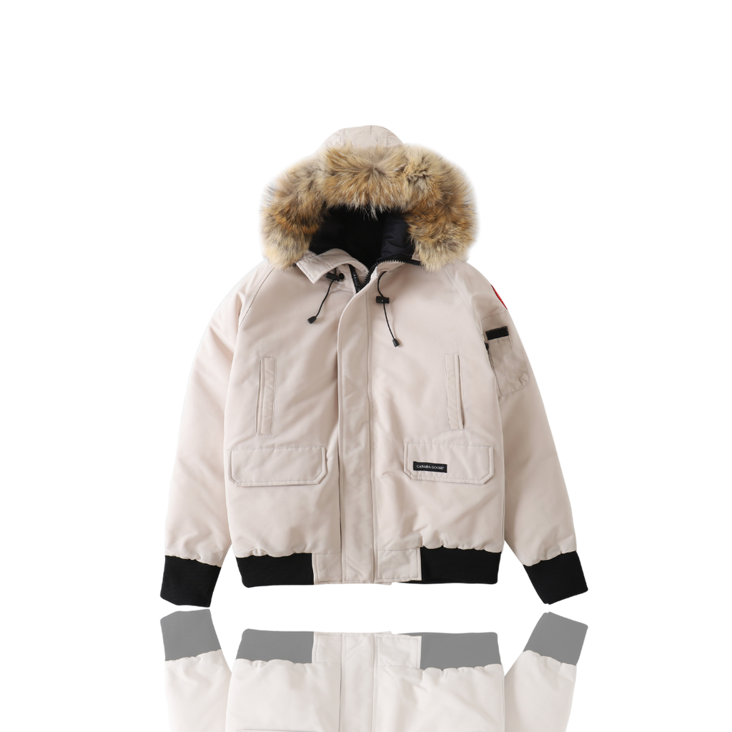 Beige Chilliwack Bomber Jacket