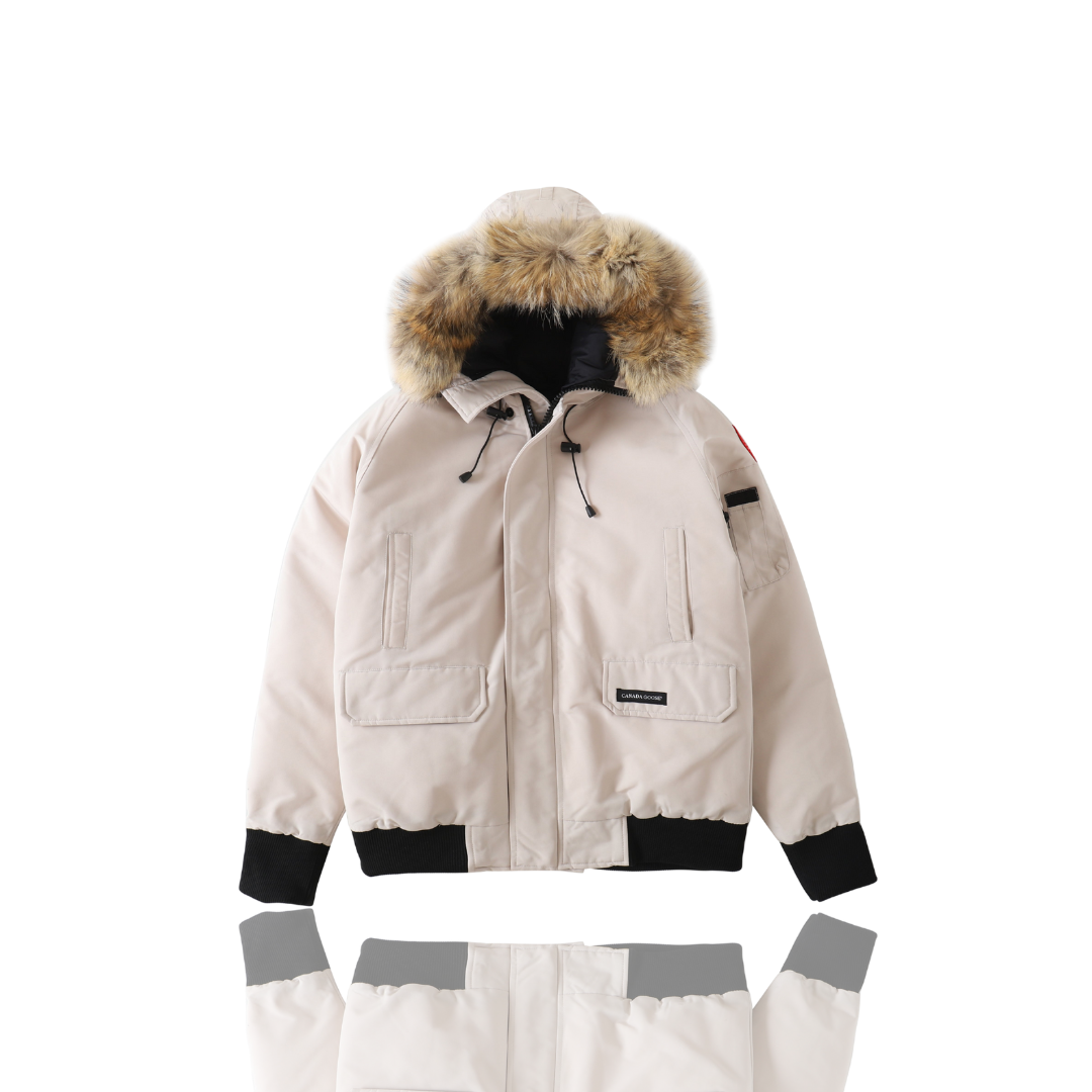 Beige Chilliwack Bomber Jacket