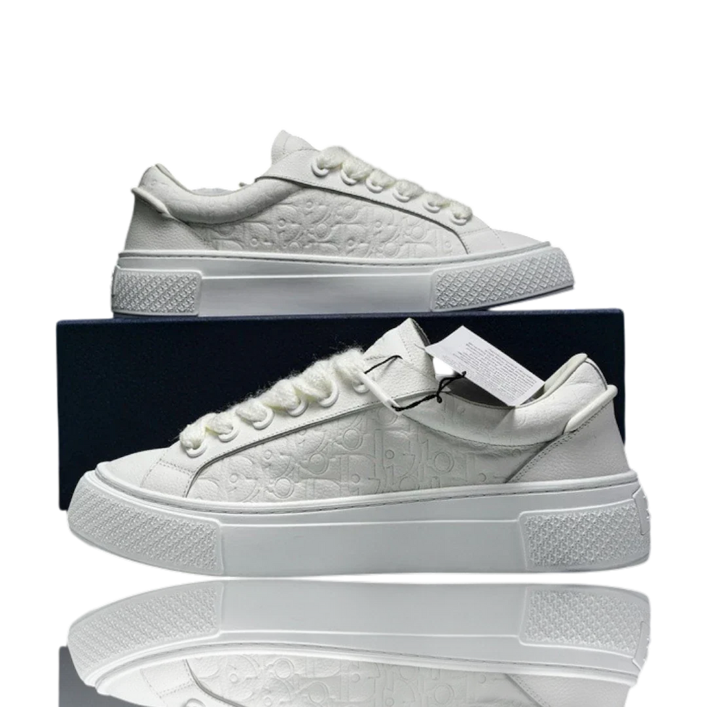 B33 Gravity Leather 'Oblique Triple White'