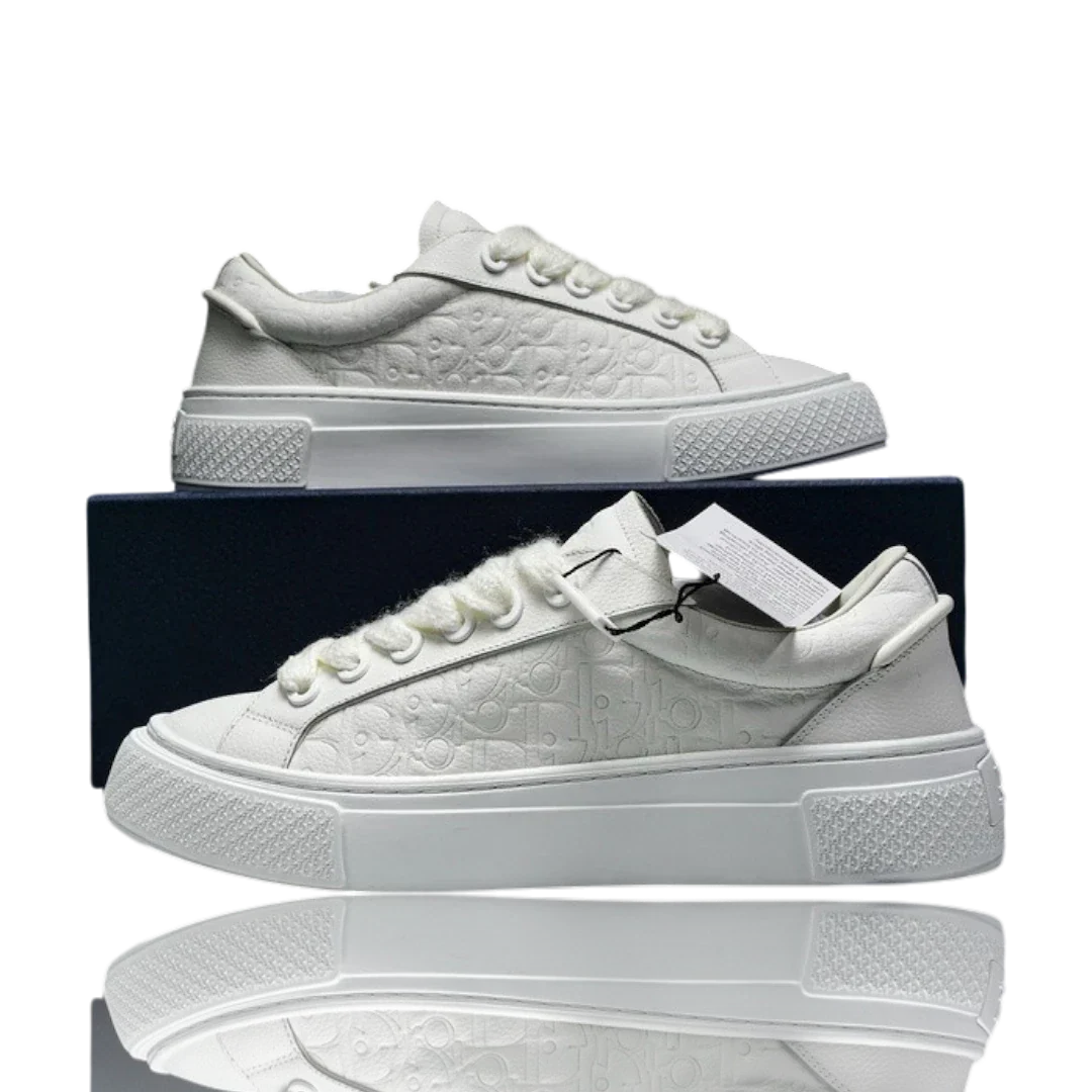 B33 Gravity Leather 'Oblique Triple White'