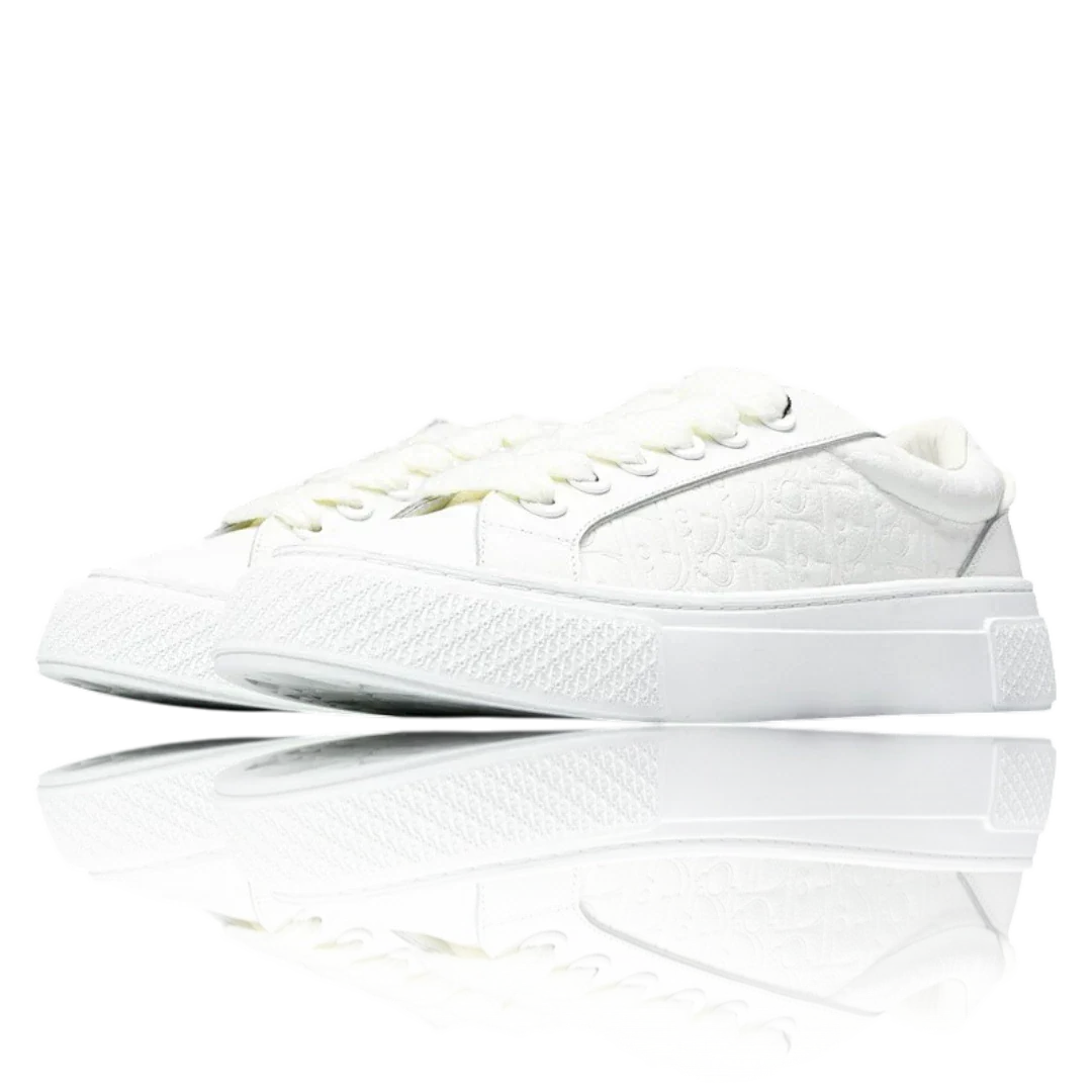 B33 Gravity Leather 'Oblique Triple White'