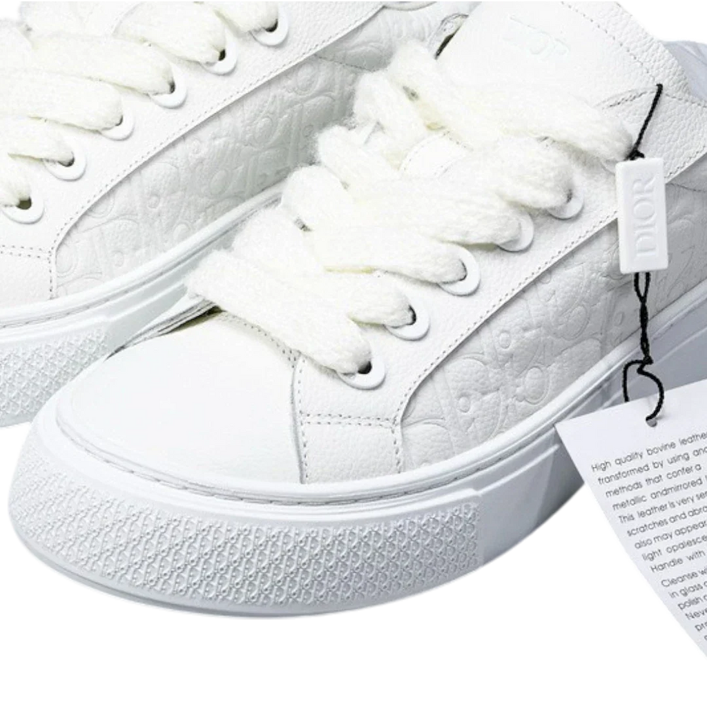 B33 Gravity Leather 'Oblique Triple White'