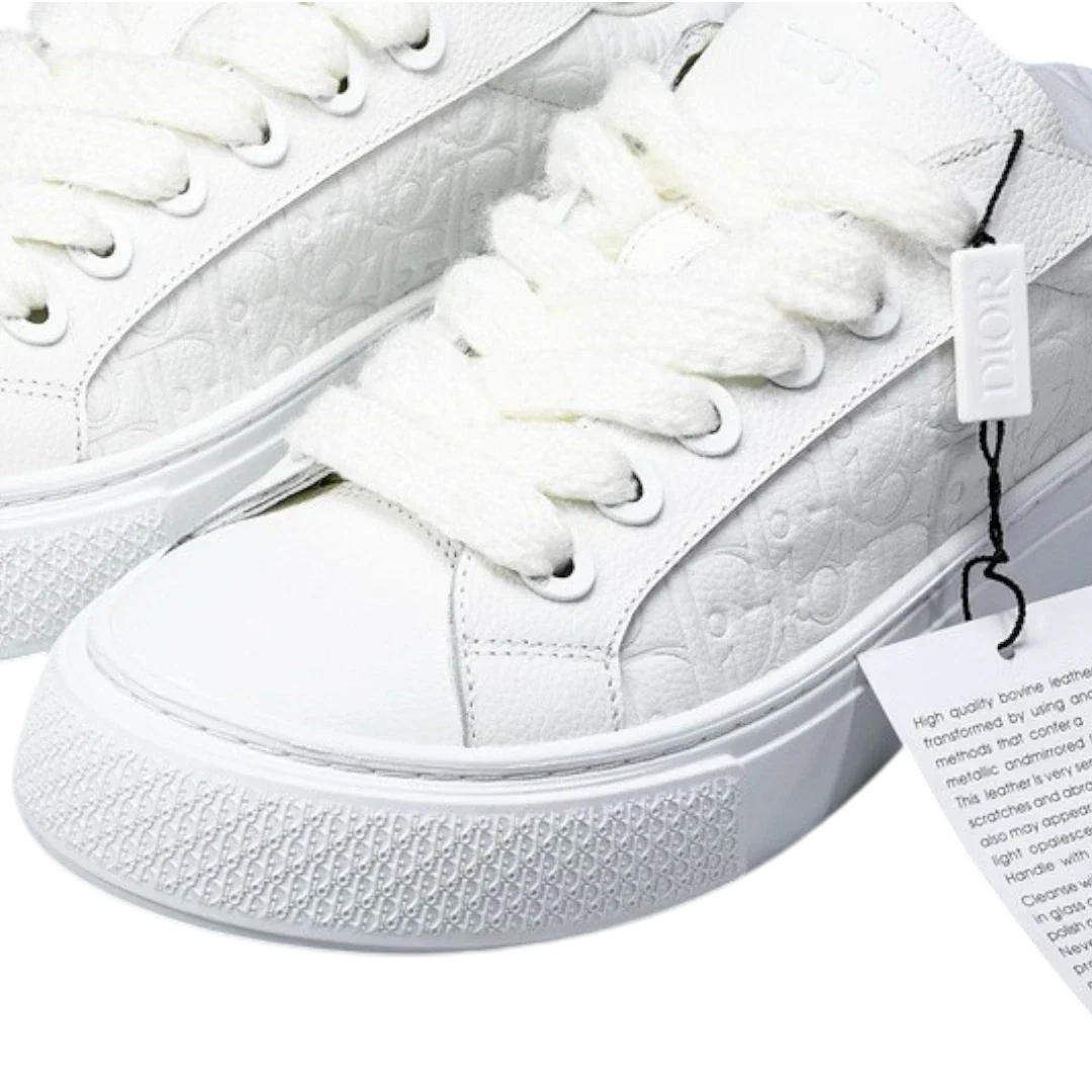 B33 Gravity Leather 'Oblique Triple White'