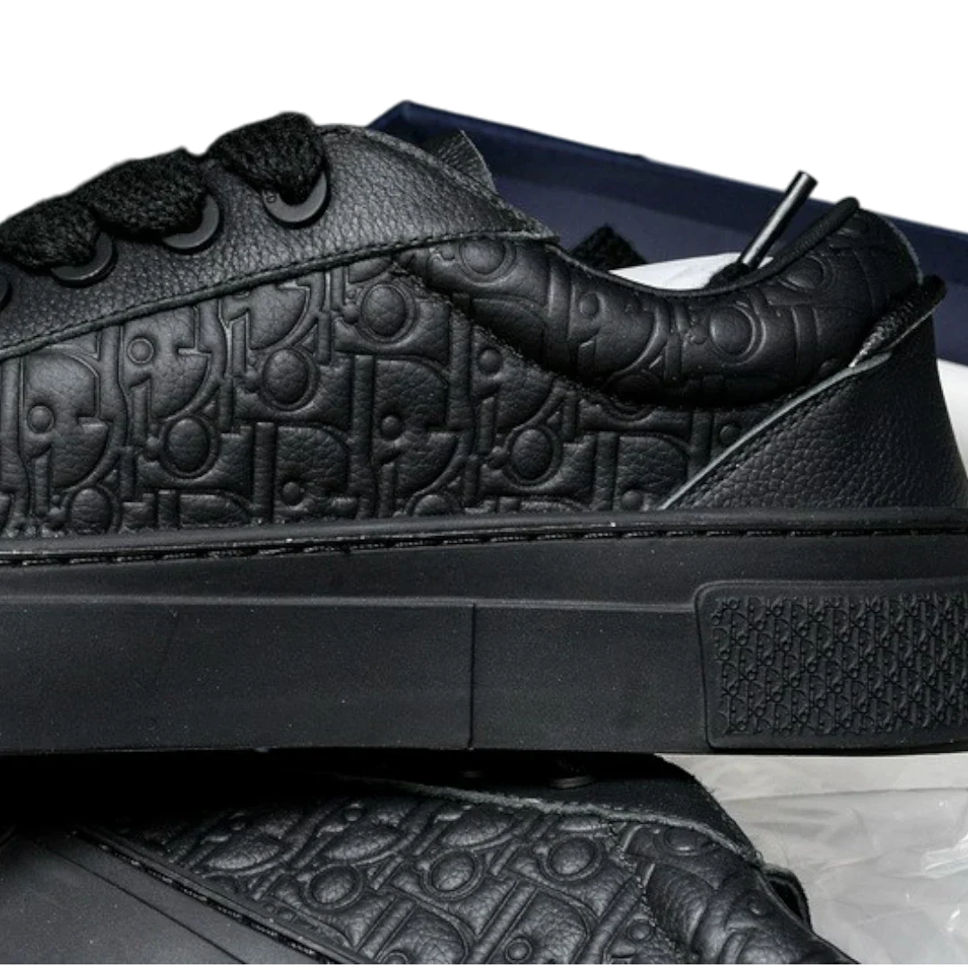 B33 Gravity Leather 'Oblique Triple Black'
