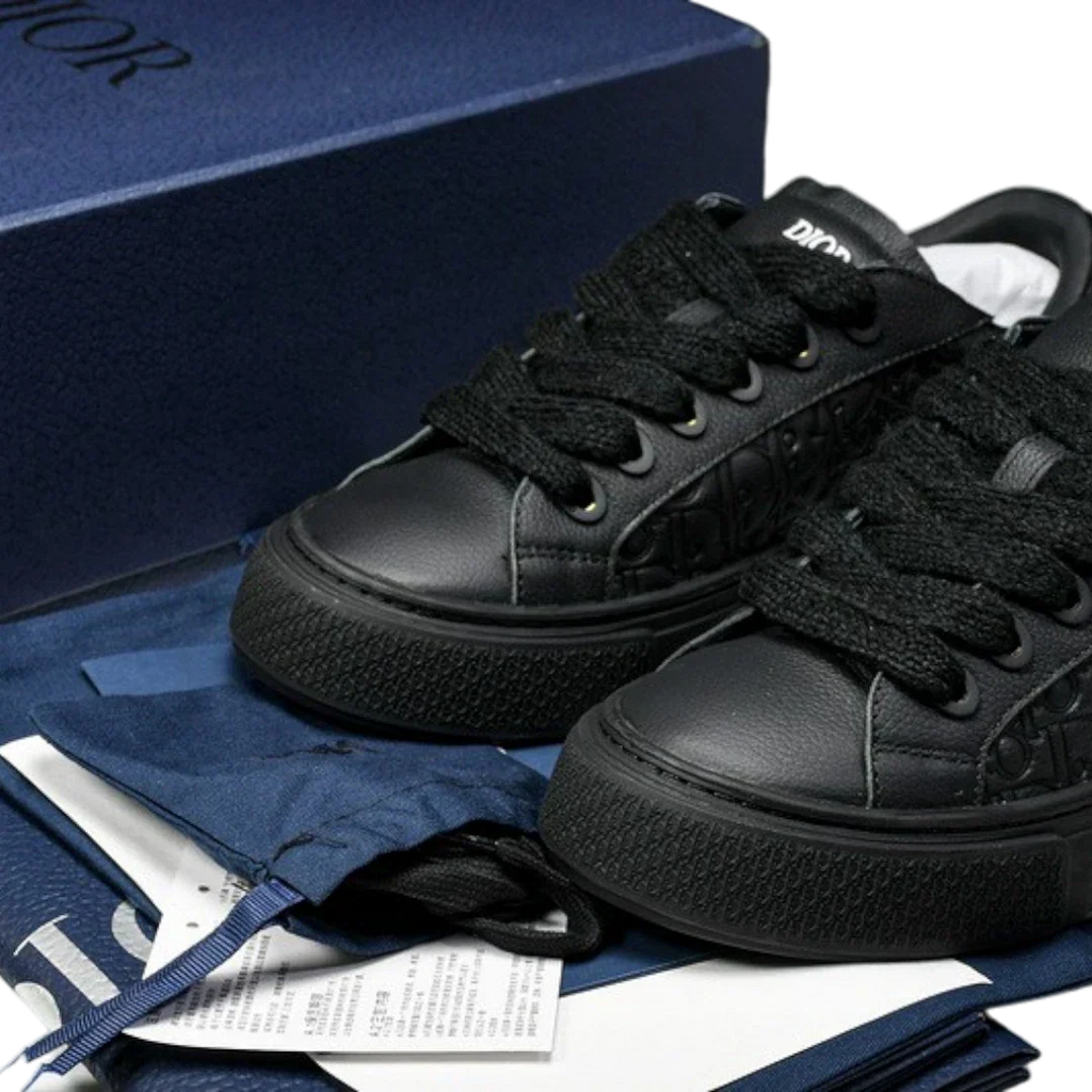 B33 Gravity Leather 'Oblique Triple Black'