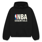 Fear Of God Essentials x NBA Black Hoodie