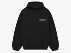 FEAR OF GOD ESSENTIALS BLACK HOODIE (FW24)