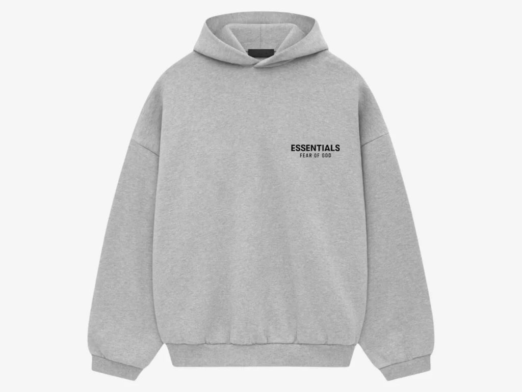 FEAR OF GOD ESSENTIALS LIGHT HEATHER GREY HOODIE (FW24)