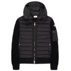 Moncler Black Hybrid Full Zip Hooded Jacket