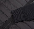 Moncler Black Hybrid Full Zip Hooded Jacket