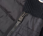 Moncler Black Hybrid Full Zip Hooded Jacket